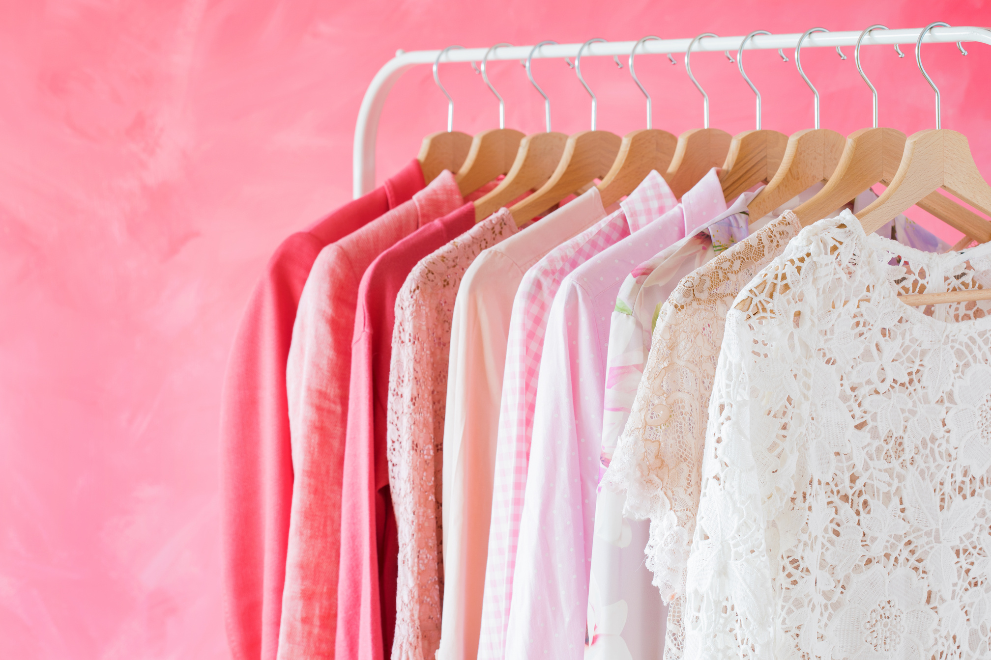 Women's Clothes Hanging on Rack